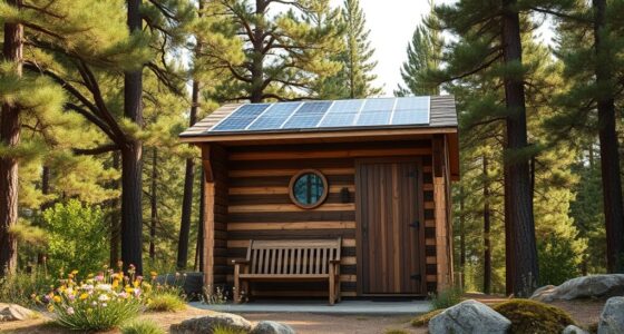 off grid campsite restroom design