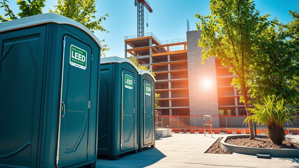 portable toilets earn leed points