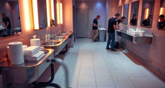 post event restroom cleaning