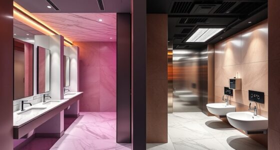 restroom tiers for events