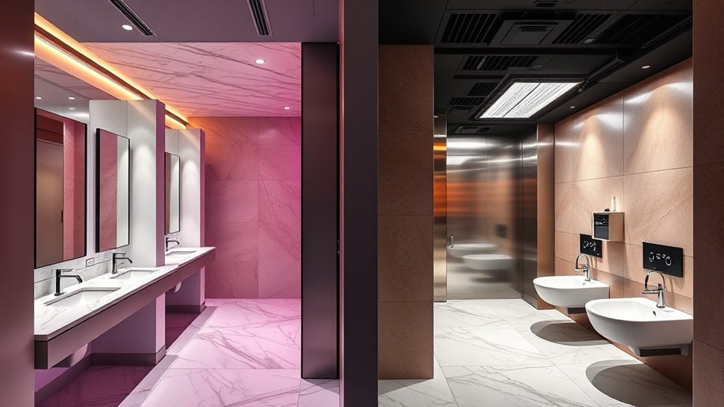 restroom tiers for events