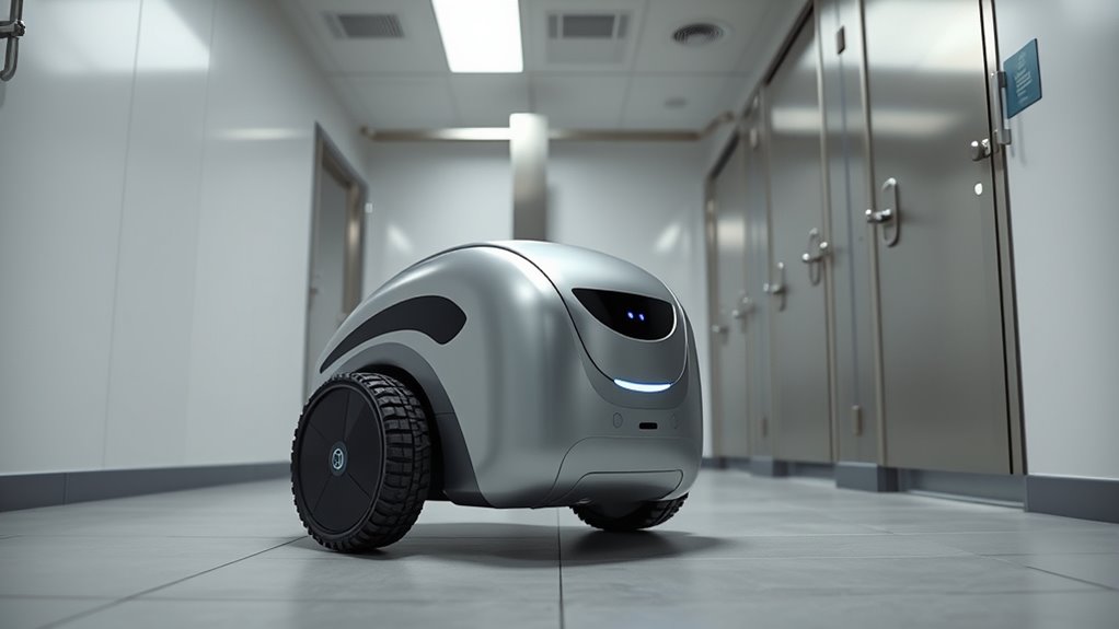 robots enhance restroom hygiene