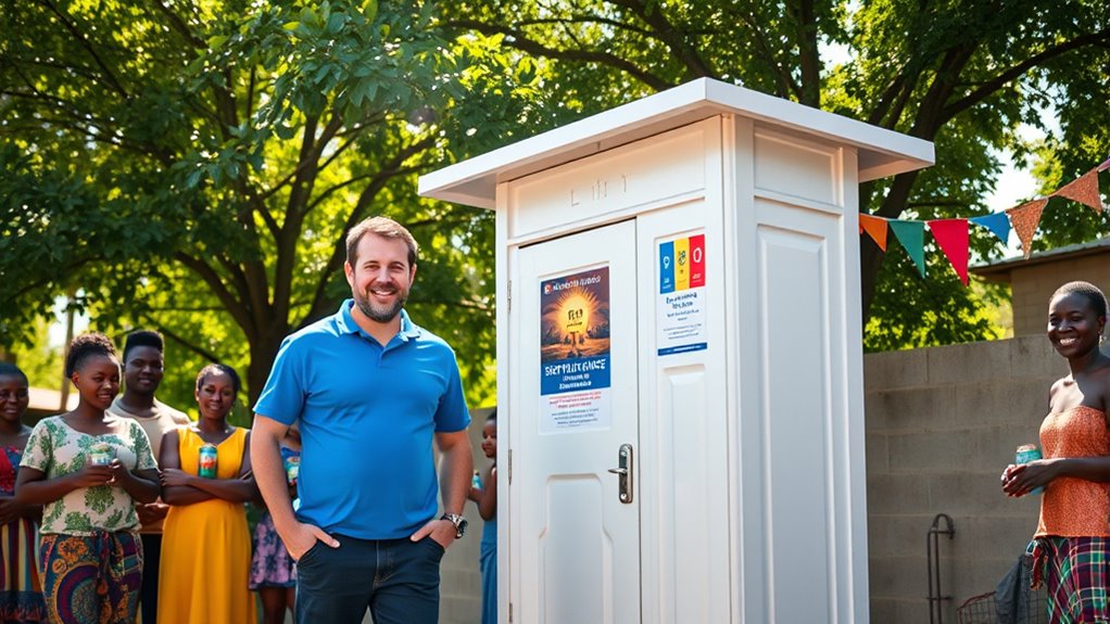 sanitation upgrade boosts donations