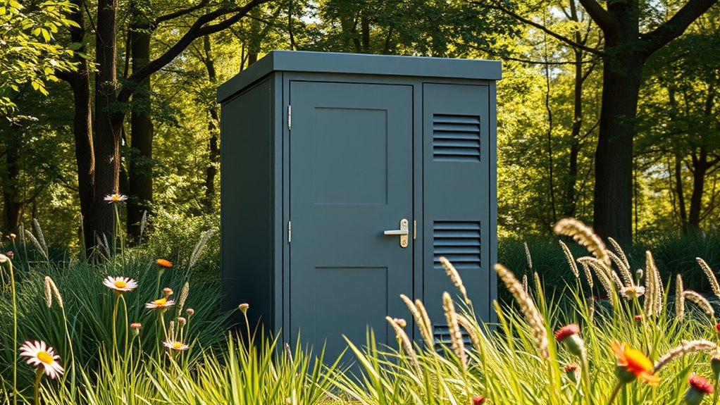 silent insulated restroom units