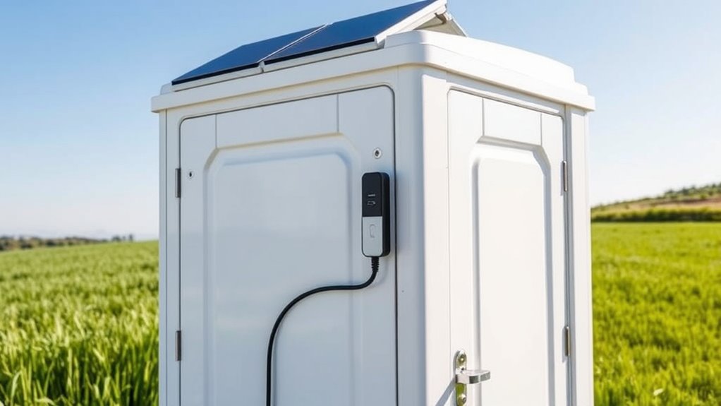solar powered portable sanitation innovation