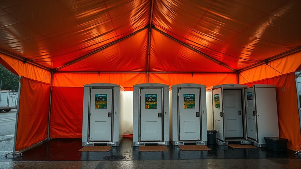 weatherproof outdoor restroom solutions