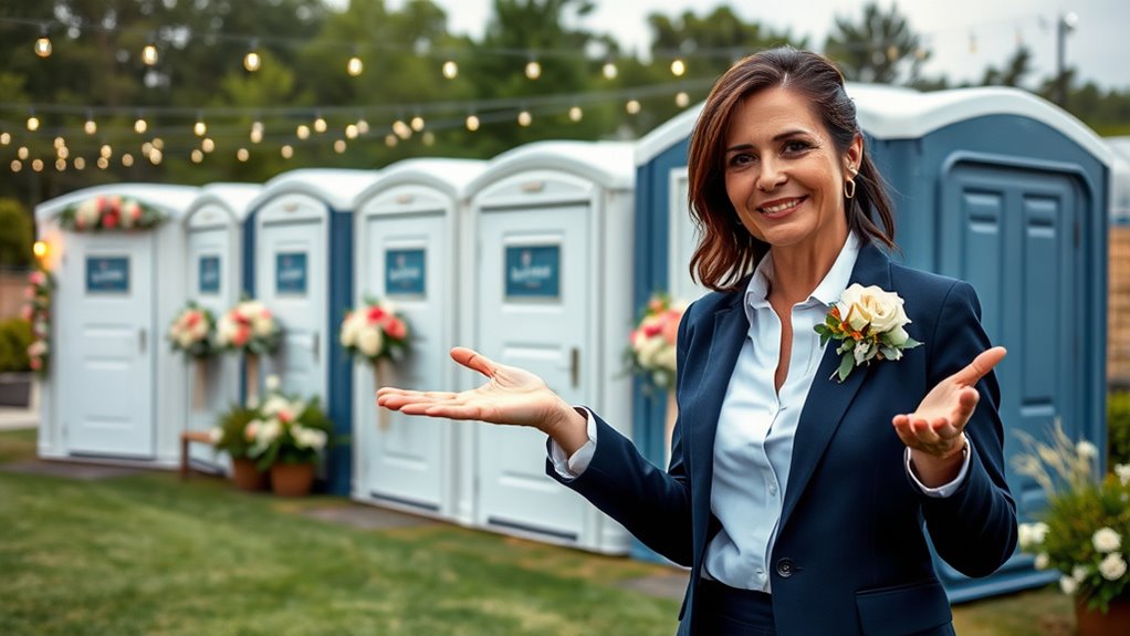 wedding planner s porta potty transformation