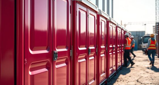 worksite porta potty usage