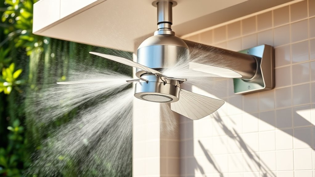 choosing durable outdoor misting fans
