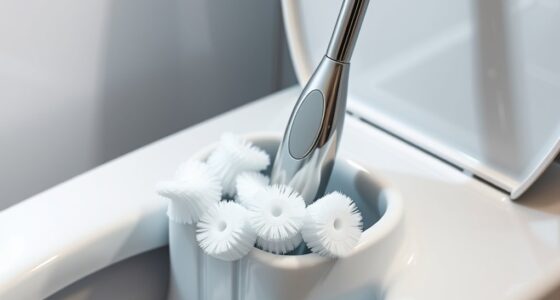 disposable toilet brush heads