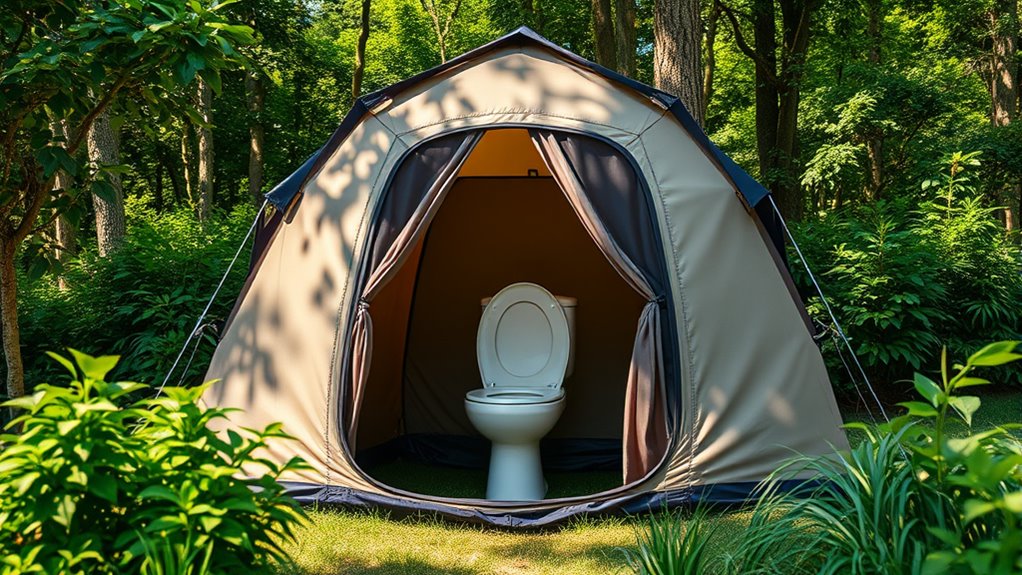 easy portable private shelter