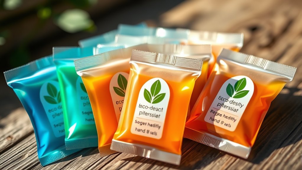 eco friendly biodegradable hand wash packets