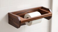 elegant wooden toilet paper holders