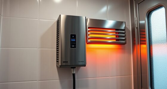 energy efficient restroom heater options