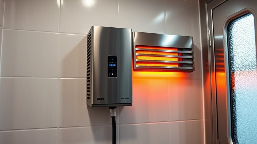 energy efficient restroom heater options