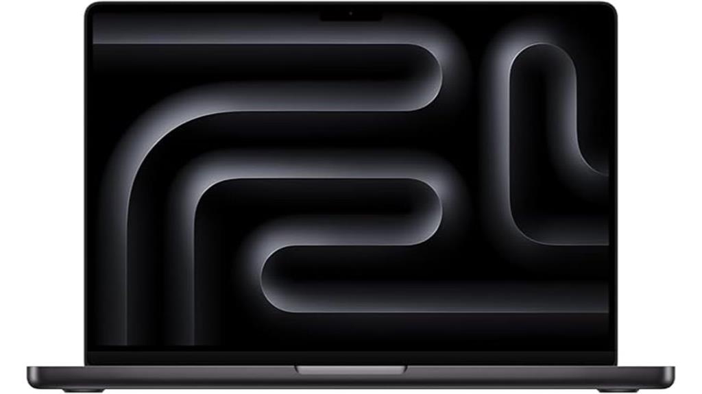 high performance space black laptop