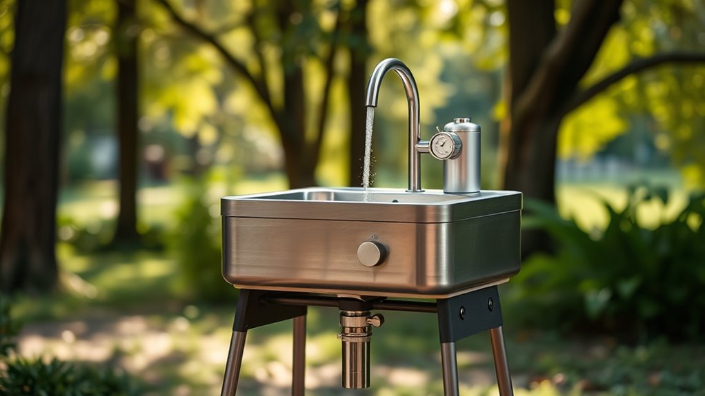 key factors for portable sinks