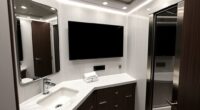 luxury restroom trailer mounts