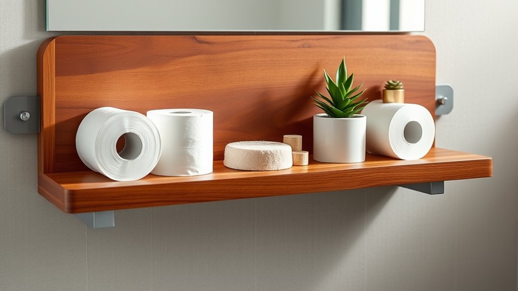 material size installation storage