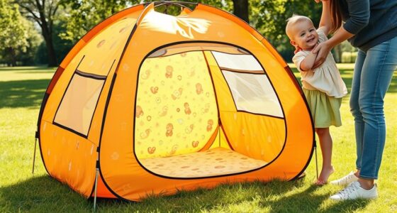 portable diaper changing tents