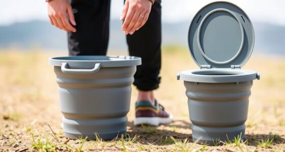 portable toilet lid combos