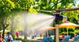 summer cooling fan attachments