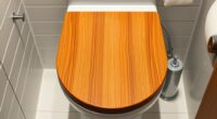 top cedar toilet cabinet