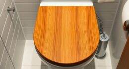 top cedar toilet cabinet