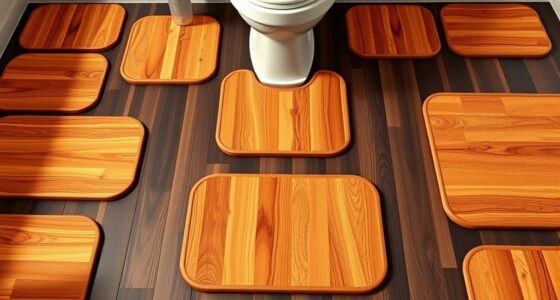 top cedar toilet mats