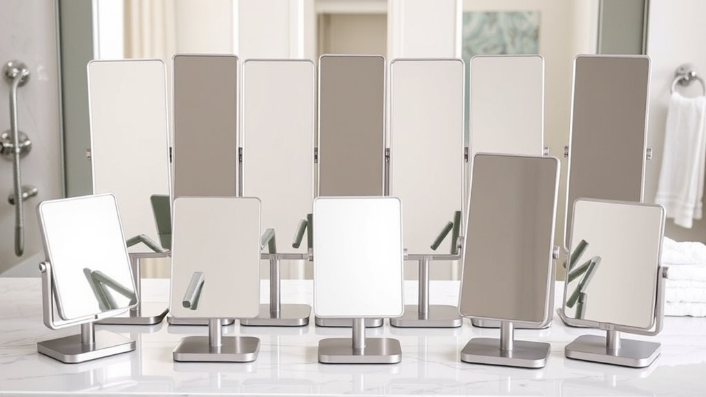 top collapsible mirror selections