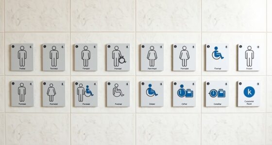 top durable restroom signs