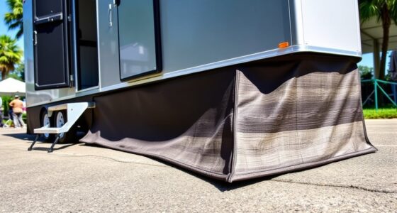 top durable restroom skirting panels
