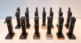 top hands free sanitizer pumps
