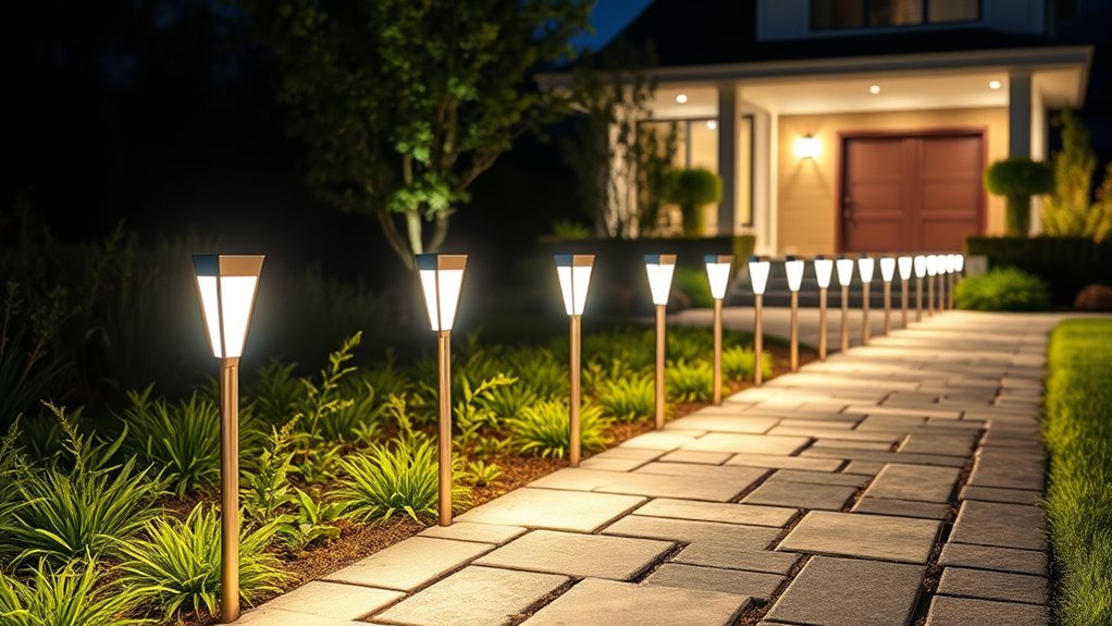 top led pathway stake lights