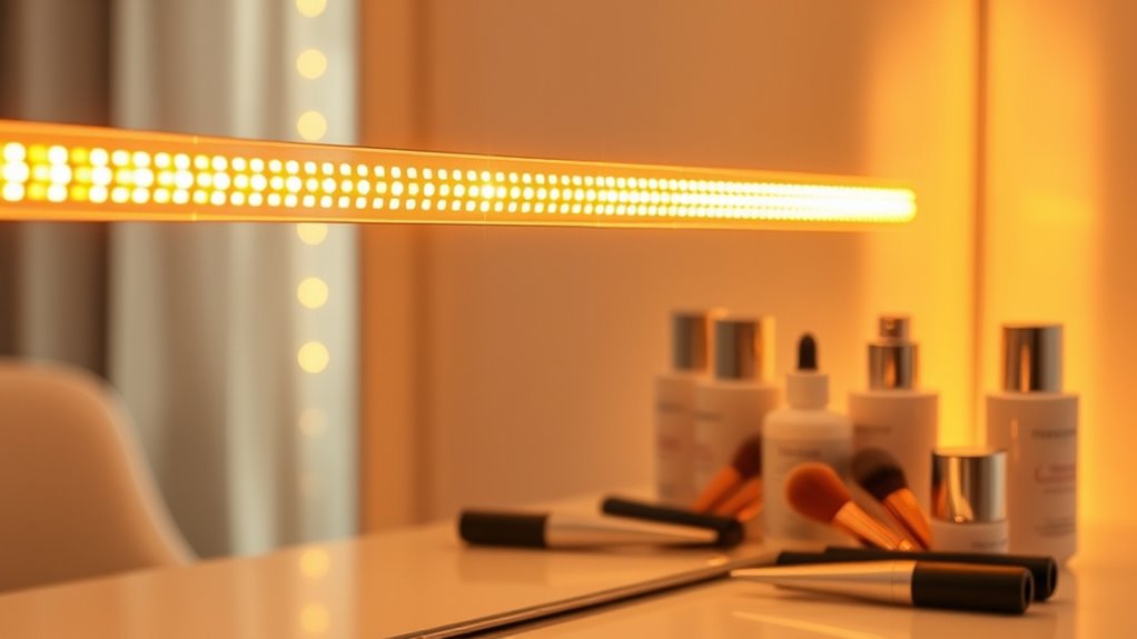 top led vanity strip lights