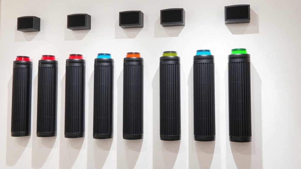 top odor blocking vent filters