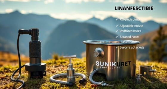 top portable sink foot pump upgrades