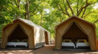 top privacy tent double rooms