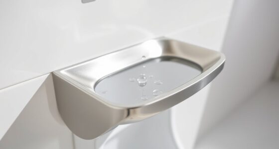 top stainless urinal splash guards