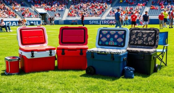 top tailgate restroom seating