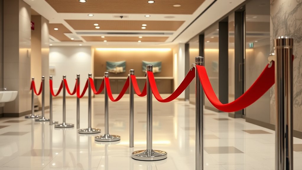 top telescoping queue stanchions