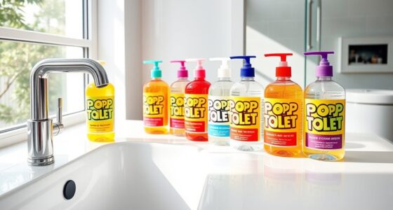 top toilet chemical bottles