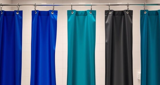 top vinyl restroom curtains