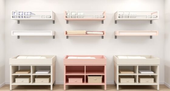 top wall mount baby changing tables
