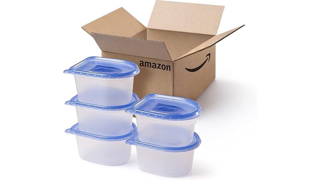 10 piece ziploc container set