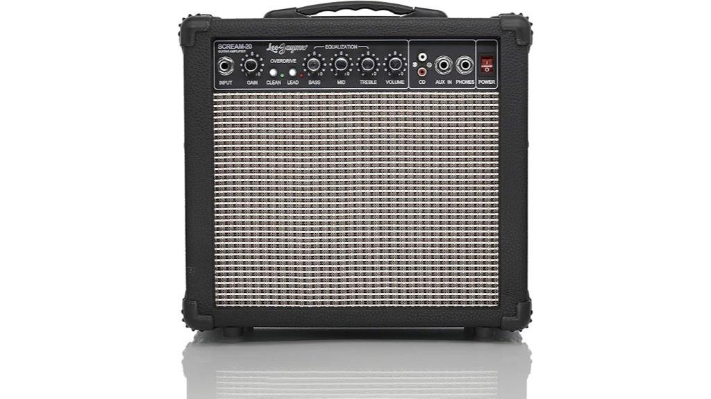20w black electric amp