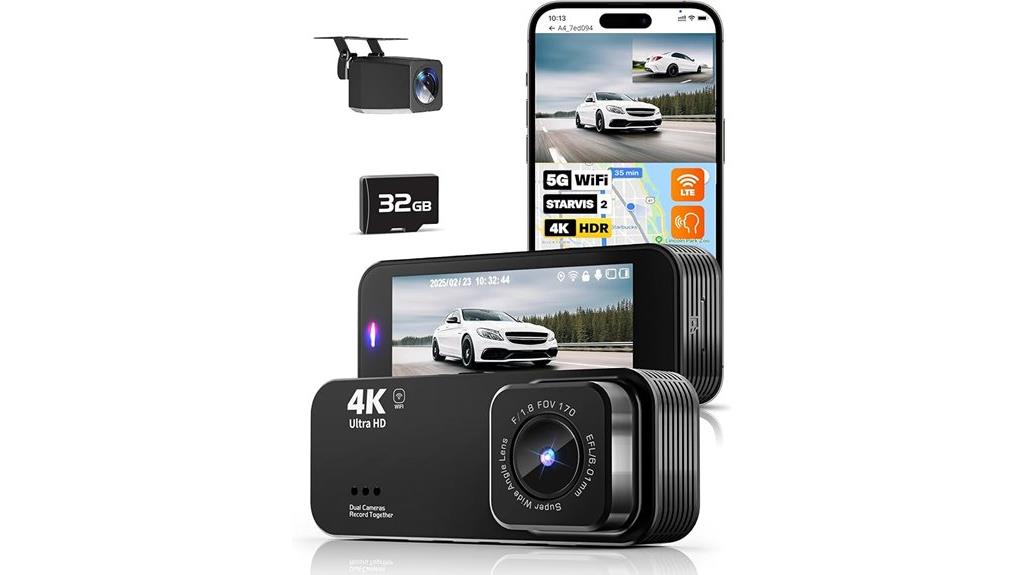 4k car dash cam