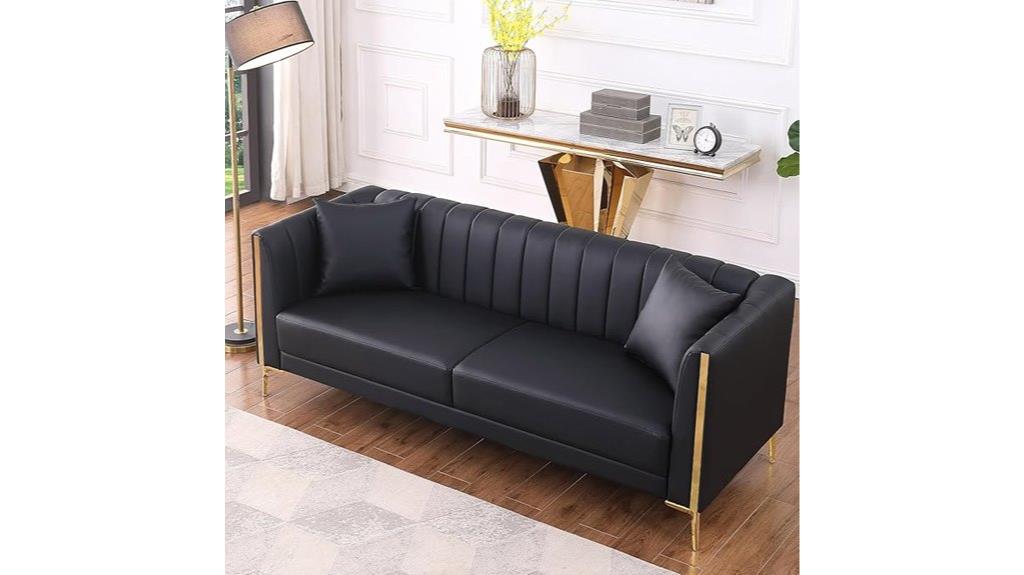 78 inch sofa with pillows