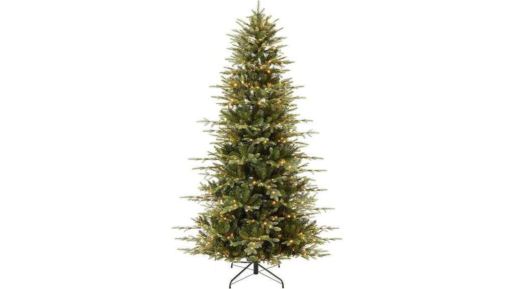 7 5ft pre lit slim tree