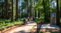 accessible outdoor route placement